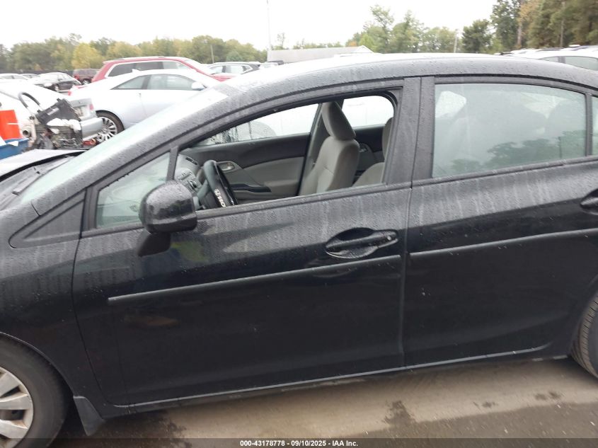 2012 Honda Civic Lx VIN: 2HGFB2F5XCH590048 Lot: 43178778