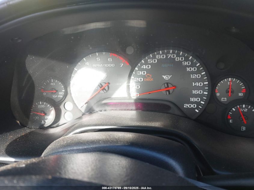 1998 Chevrolet Corvette VIN: 1G1YY22G7W5123221 Lot: 43178789