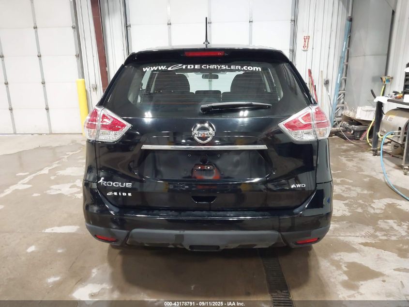 2015 Nissan Rogue S VIN: KNMAT2MV4FP579538 Lot: 43178791