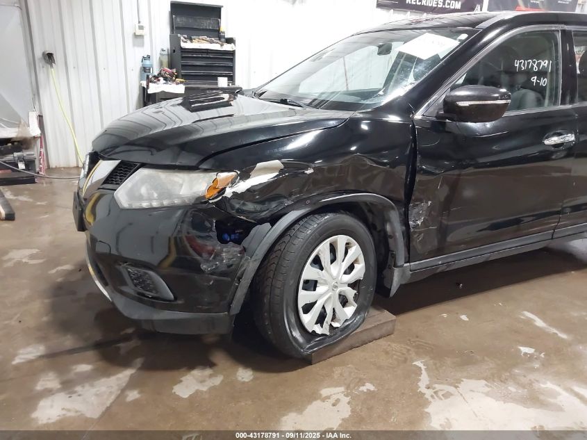 2015 Nissan Rogue S VIN: KNMAT2MV4FP579538 Lot: 43178791
