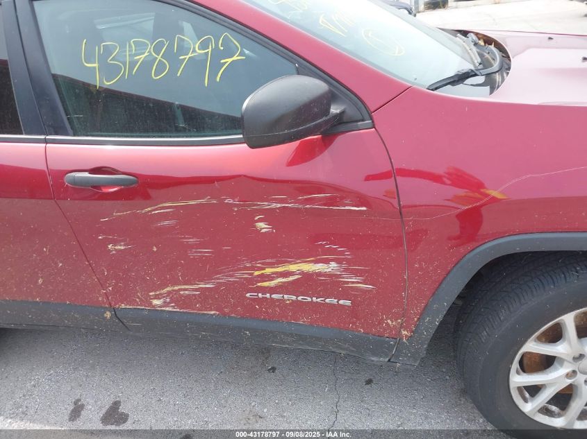2016 Jeep Cherokee Sport VIN: 1C4PJLAB6GW362807 Lot: 43178797