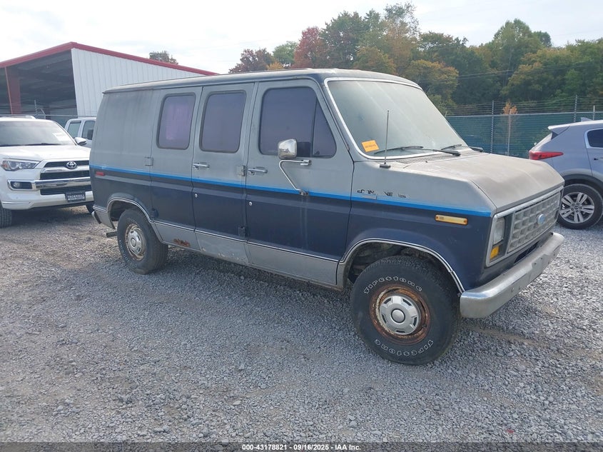 1FTDE14F6FHA02028 1985 Ford Econoline E150 Van auction photo 1
