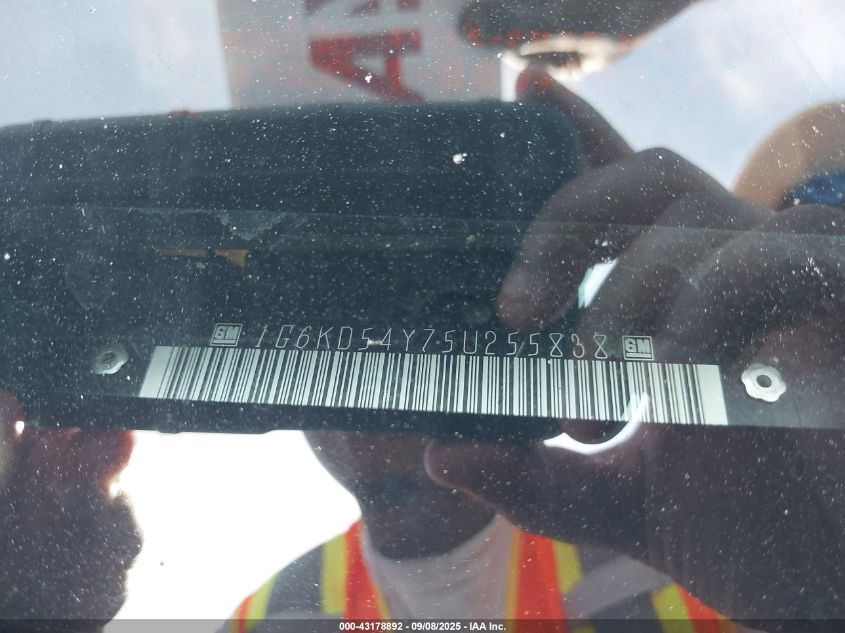 2005 Cadillac Deville Standard VIN: 1G6KD54Y75U255838 Lot: 43178892