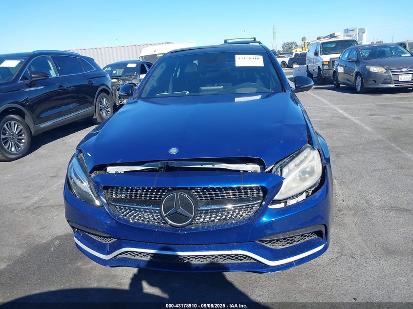 2018 MERCEDES-BENZ AMG C 63 S 55SWF8HB1JU236235