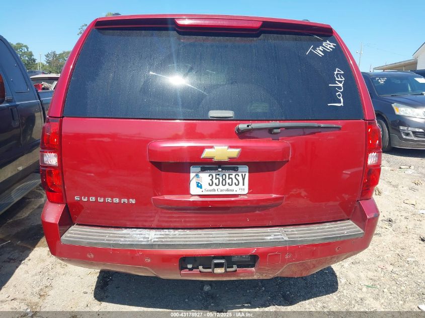 2013 Chevrolet Suburban 1500 Lt VIN: 1GNSCJE02DR268622 Lot: 43178927