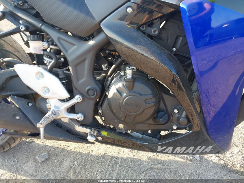2018 Yamaha Yzfr3 VIN: MH3RH06Y6JK018006 Lot: 43179092