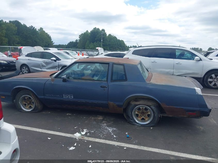 1983 Chevrolet Monte Carlo VIN: 1G1AZ3773DR178154 Lot: 43179123