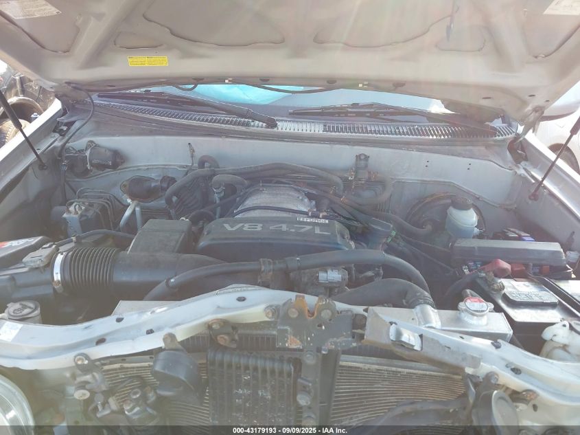 2002 Toyota Sequoia Limited V8 VIN: 5TDBT48A72S136436 Lot: 43179193