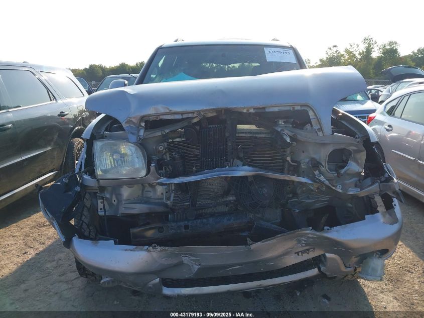 2002 Toyota Sequoia Limited V8 VIN: 5TDBT48A72S136436 Lot: 43179193