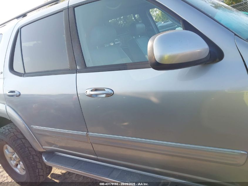 2002 Toyota Sequoia Limited V8 VIN: 5TDBT48A72S136436 Lot: 43179193