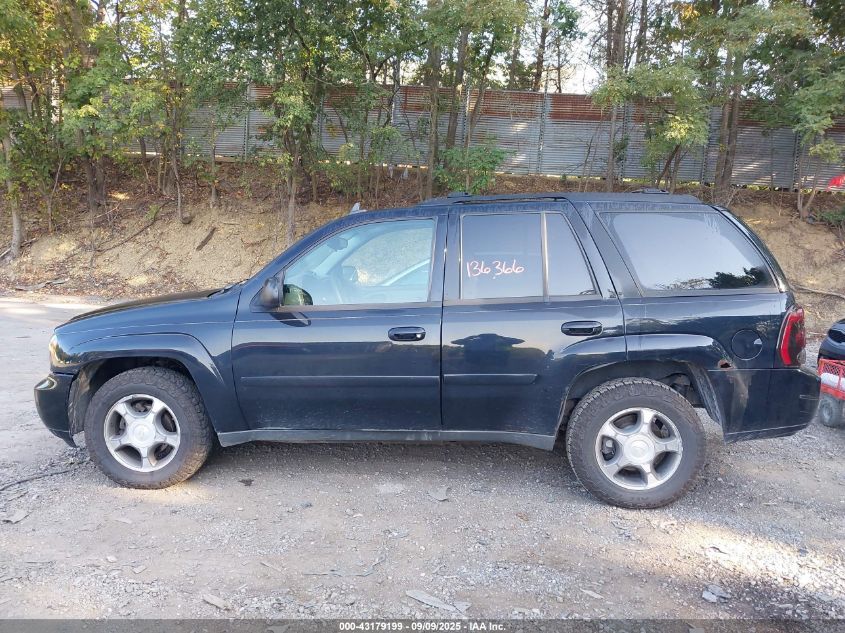 2008 Chevrolet Trailblazer Lt VIN: 1GNDT13S282154101 Lot: 43179199