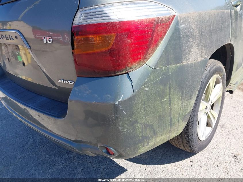 2008 Toyota Highlander Sport VIN: JTEES43A882026949 Lot: 43179219