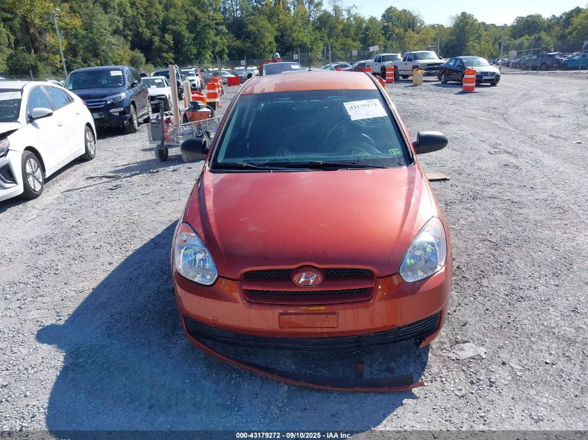 2008 Hyundai Accent Gs VIN: KMHCM36C58U102091 Lot: 43179272