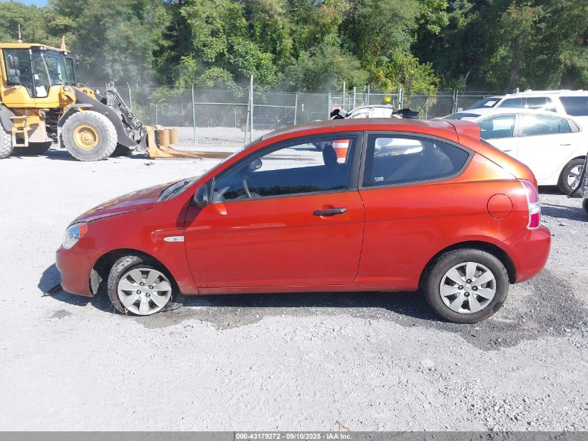 2008 Hyundai Accent Gs VIN: KMHCM36C58U102091 Lot: 43179272