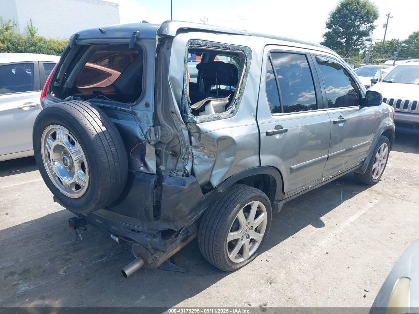 2006 Honda Cr-V Lx VIN: SHSRD78586U443231 Lot: 43179295