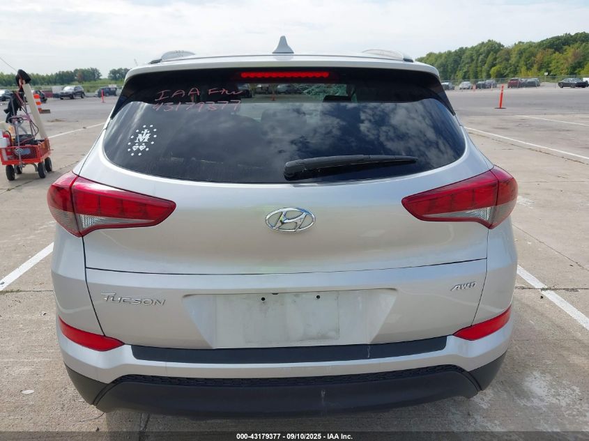 2018 Hyundai Tucson Sel VIN: KM8J3CA49JU608216 Lot: 43179377