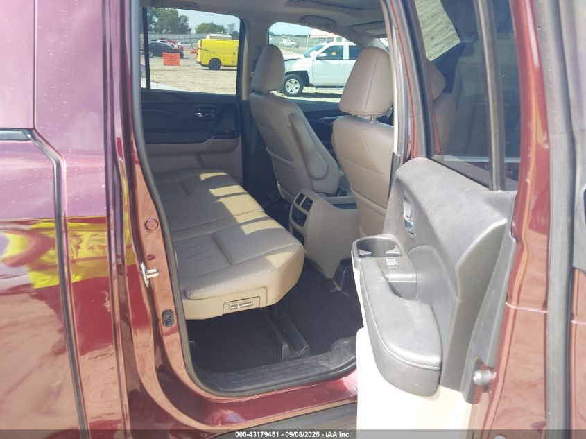 2019 Honda Ridgeline Rtl VIN: 5FPYK3F54KB039008 Lot: 43179451