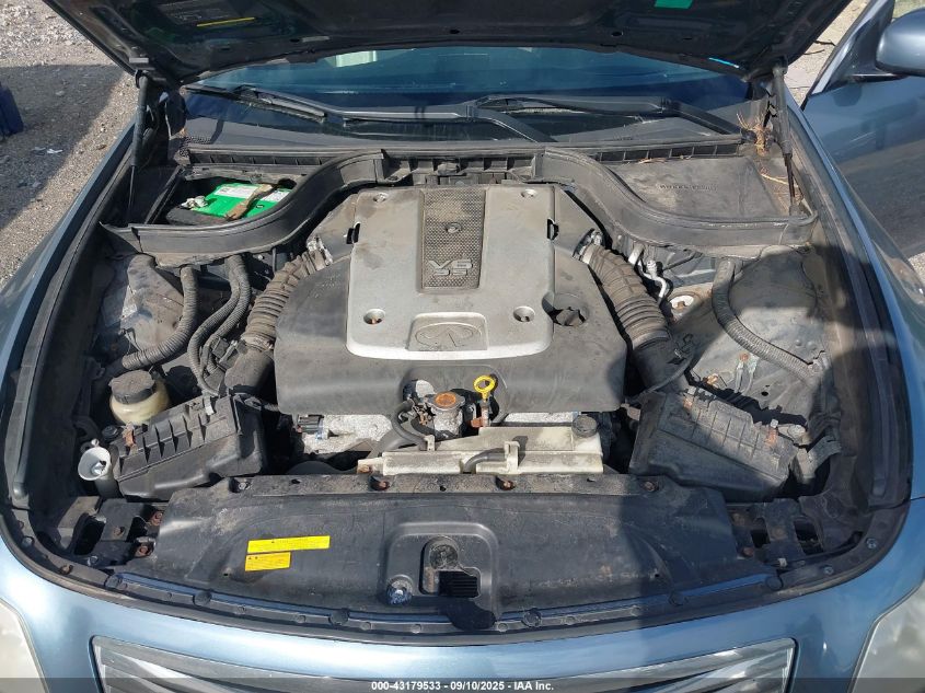 2008 Infiniti G35X VIN: JNKBV61F98M261663 Lot: 43179533