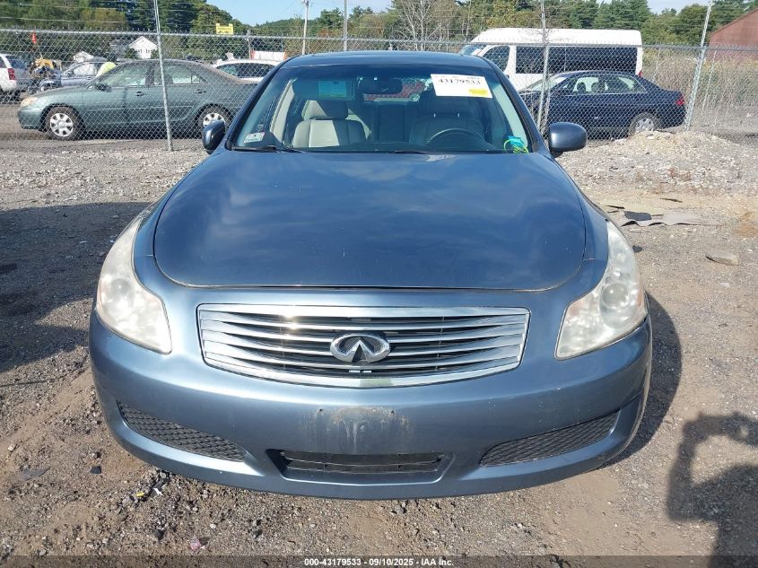 2008 Infiniti G35X VIN: JNKBV61F98M261663 Lot: 43179533