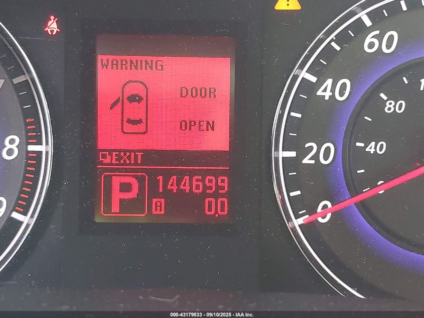 2008 Infiniti G35X VIN: JNKBV61F98M261663 Lot: 43179533