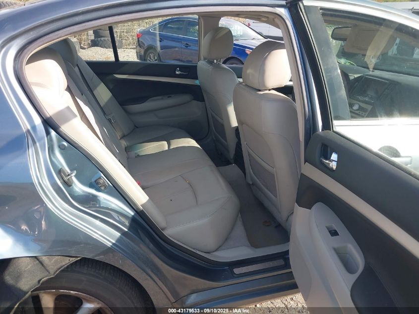 2008 Infiniti G35X VIN: JNKBV61F98M261663 Lot: 43179533