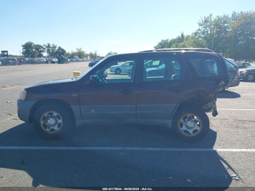 2001 Mazda Tribute Dx V6 VIN: 4F2YU06131KM17433 Lot: 43179544