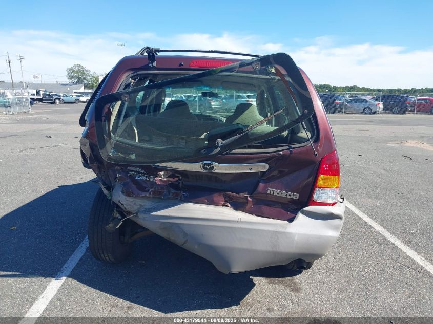 2001 Mazda Tribute Dx V6 VIN: 4F2YU06131KM17433 Lot: 43179544