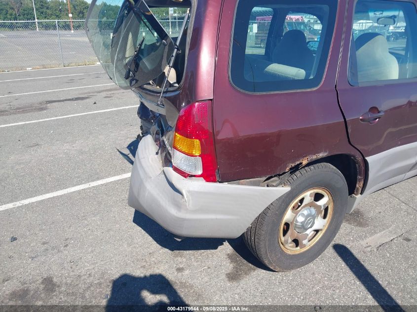 2001 Mazda Tribute Dx V6 VIN: 4F2YU06131KM17433 Lot: 43179544