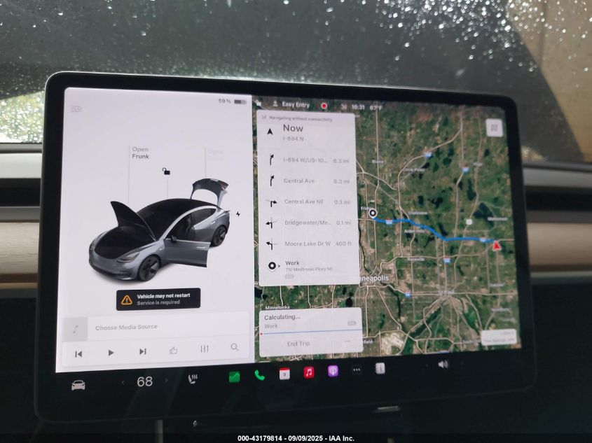 2018 Tesla Model 3 Long Range/Performance VIN: 5YJ3E1EB0JF119149 Lot: 43179814