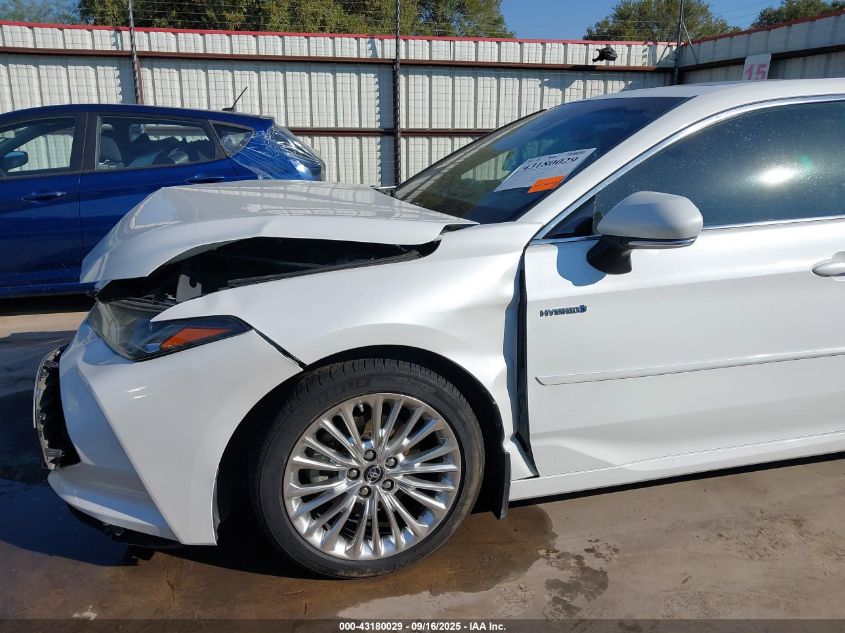 2019 Toyota Avalon Hybrid Limited VIN: 4T1B21FBXKU007482 Lot: 43180029