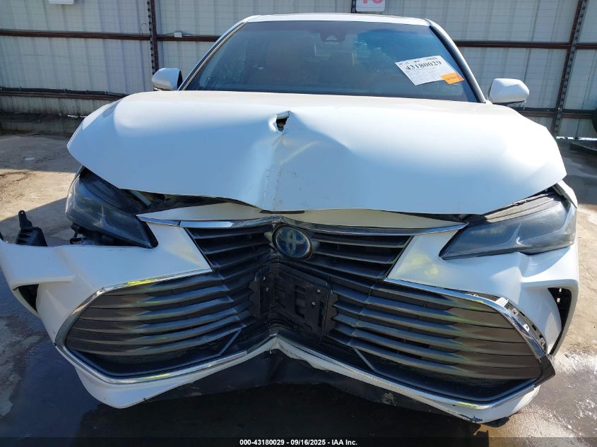 2019 Toyota Avalon Hybrid Limited VIN: 4T1B21FBXKU007482 Lot: 43180029