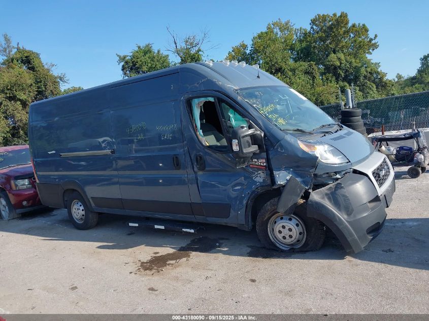 2020 Ram Promaster 3500 Cargo Van High Roof 159 Wb Ext VIN: 3C6URVJG8LE117330 Lot: 43180090