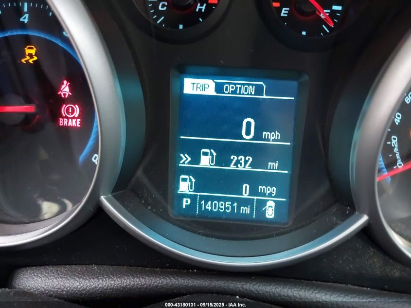 2014 Chevrolet Cruze 1Lt Auto VIN: 1G1PC5SB7E7384948 Lot: 43180131