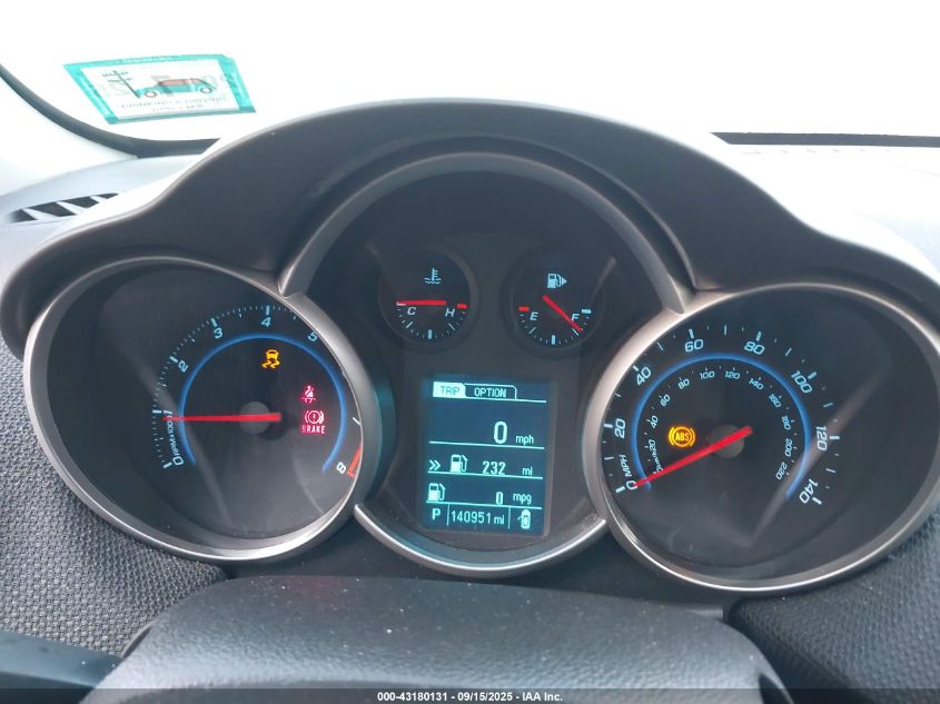 2014 Chevrolet Cruze 1Lt Auto VIN: 1G1PC5SB7E7384948 Lot: 43180131