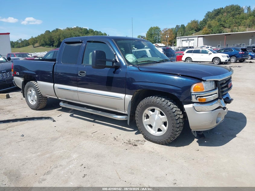 2006 GMC Sierra 1500 Slt blue truck gasoline 1GTEK19B36Z111933 photo #1