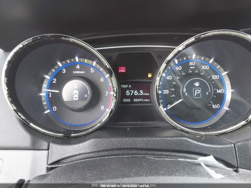 2013 Hyundai Sonata Gls VIN: 5NPEB4AC5DH656431 Lot: 43180176