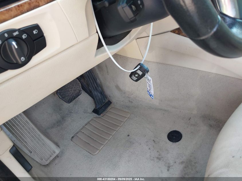 2008 BMW 328I VIN: WBAWL13538PX22643 Lot: 43180204