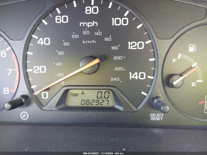 1998 Honda Accord Ex VIN: 1HGCG5652WA082150 Lot: 43180237