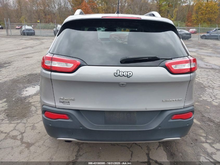 2018 Jeep Cherokee Limited 4X4 VIN: 1C4PJMDB3JD610953 Lot: 43180305