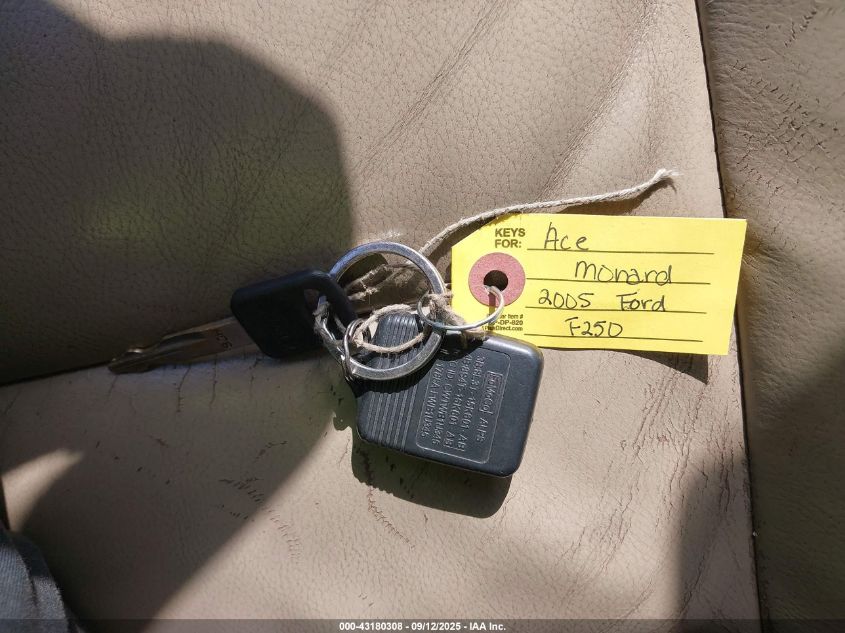 2005 Ford F-250 Lariat/Xl/Xlt VIN: 1FTSW21P75EA52119 Lot: 43180308