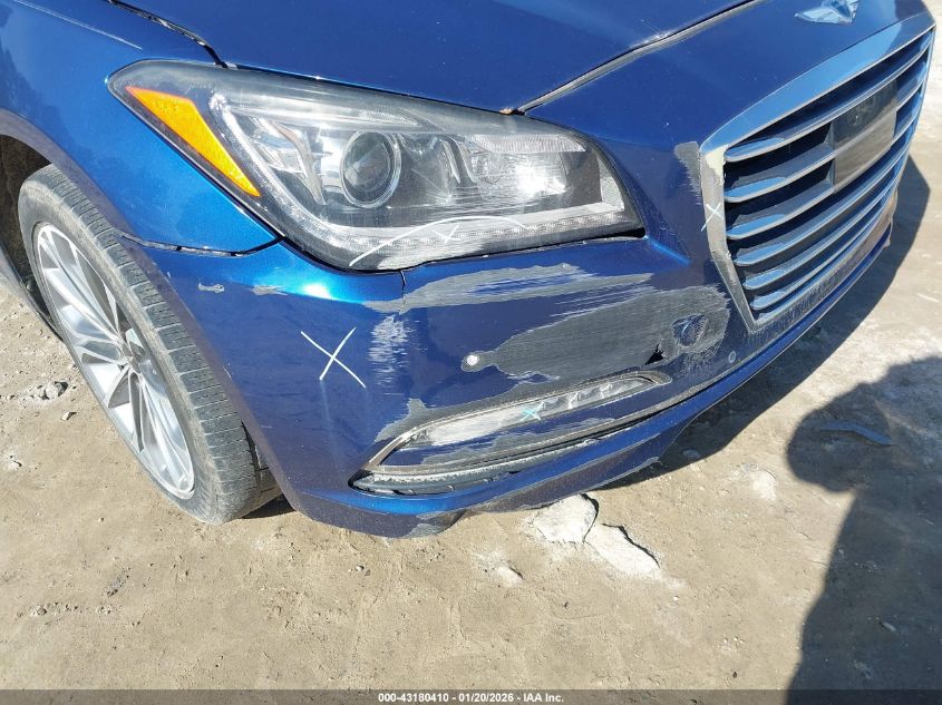 2017 Genesis G80 3.8 VIN: KMHGN4JE9HU177647 Lot: 43180410