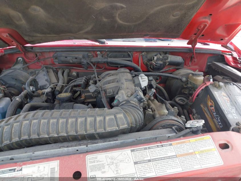 2000 Ford Ranger Xlt VIN: 1FTYR14X4YTB06628 Lot: 43180444