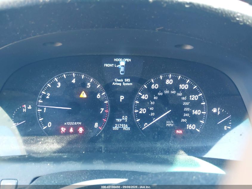 2008 Lexus Ls 460 VIN: JTHBL46F485053672 Lot: 43180450