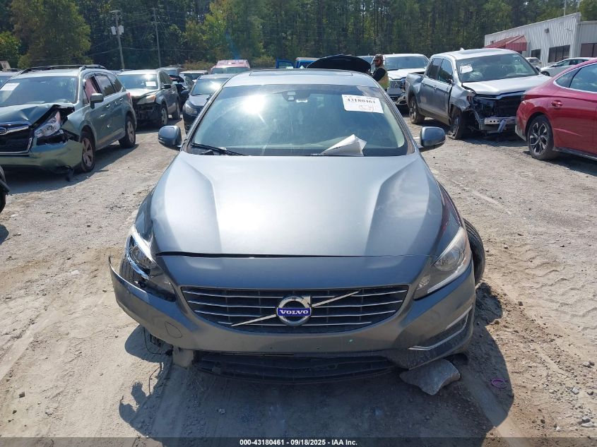 2016 Volvo S60 T5 Premier VIN: YV1612TK4G2393932 Lot: 43180461