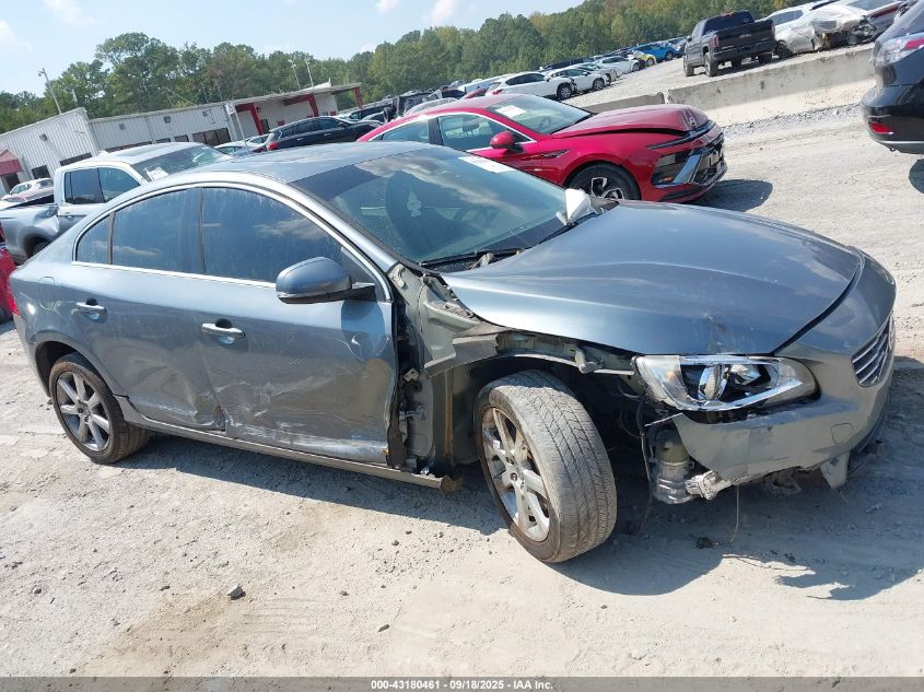 2016 Volvo S60 T5 Premier VIN: YV1612TK4G2393932 Lot: 43180461