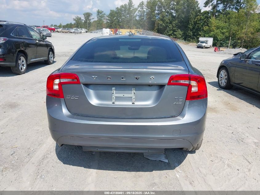 2016 Volvo S60 T5 Premier VIN: YV1612TK4G2393932 Lot: 43180461
