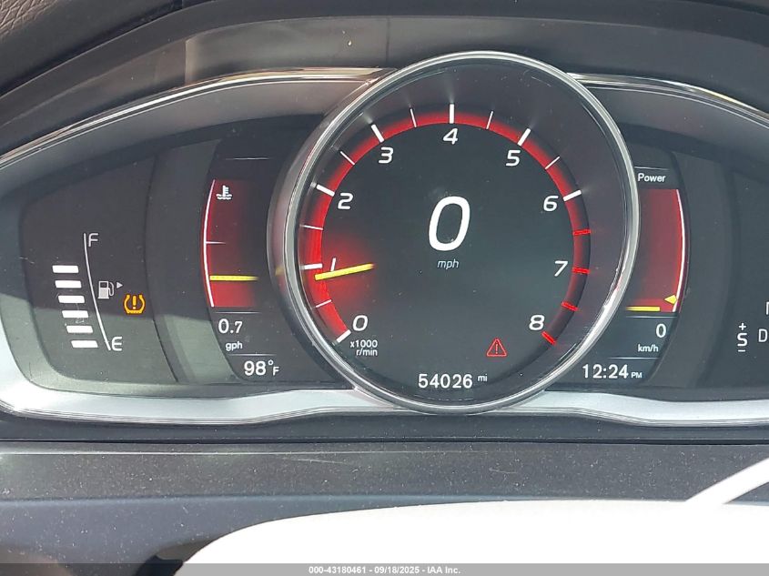 2016 Volvo S60 T5 Premier VIN: YV1612TK4G2393932 Lot: 43180461