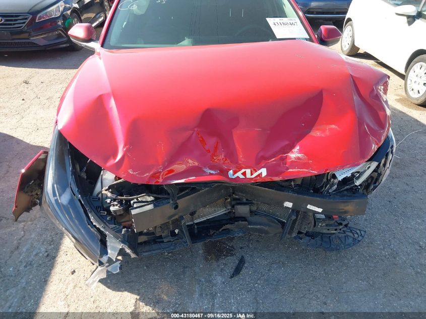 2025 Kia K4 Lxs VIN: 3KPFT4DE1SE110399 Lot: 43180467