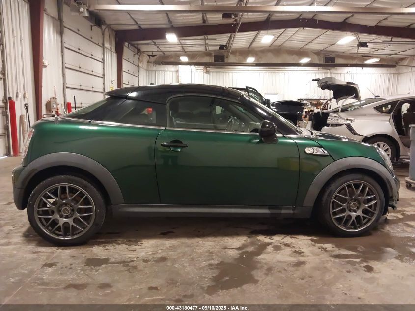 2012 Mini Cooper S VIN: WMWSX3C57CT465954 Lot: 43180477