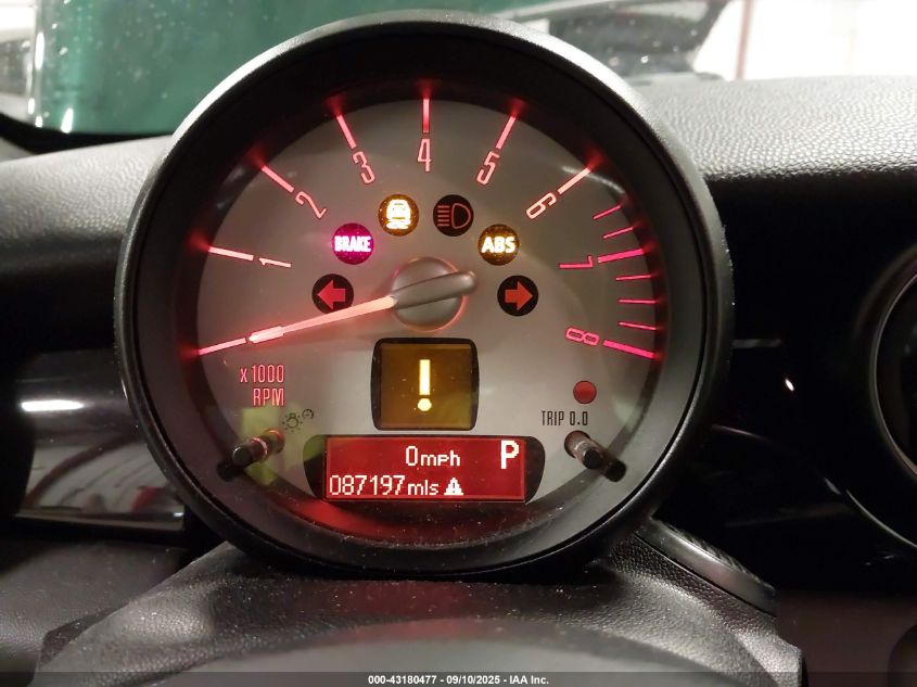 2012 Mini Cooper S VIN: WMWSX3C57CT465954 Lot: 43180477